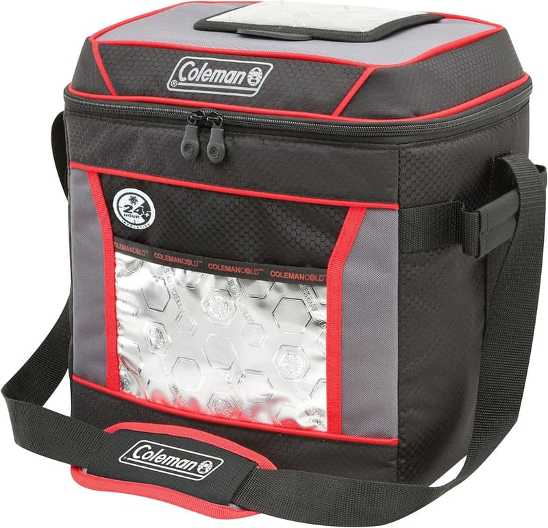 Coleman Soft Cooler Bag | 30-Can Capacity | Ice Retention 24 Hours