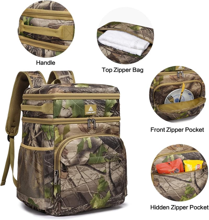 Large Insulated Backpack Cooler for Outdoor Activities