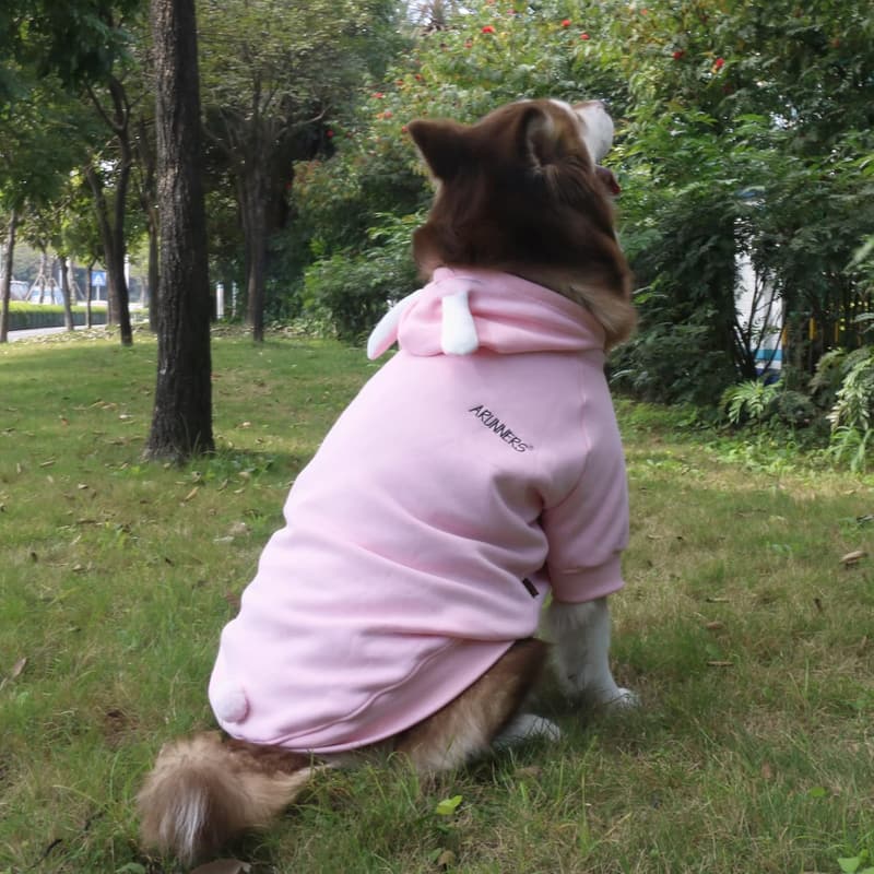 Extra Large Pink Dog Bunny Costume for Easter and Halloween