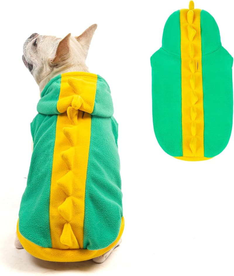 Dinosaur Halloween Costume for Dogs & Cats - Warm Fleece Apparel