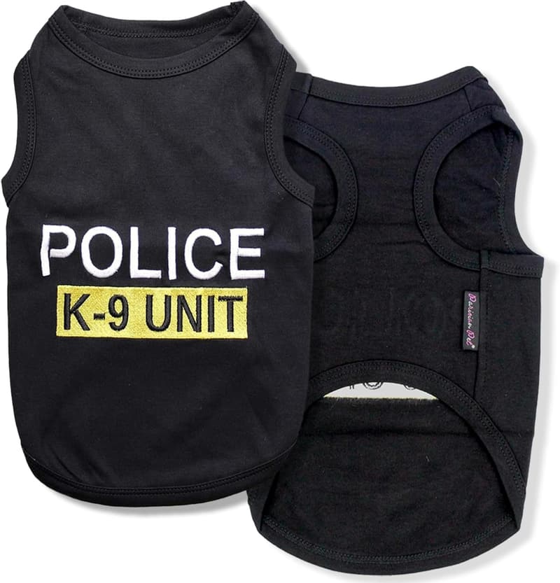 Police K-9 Unit Dog T-Shirt - 100% Cotton, Breathable, XS