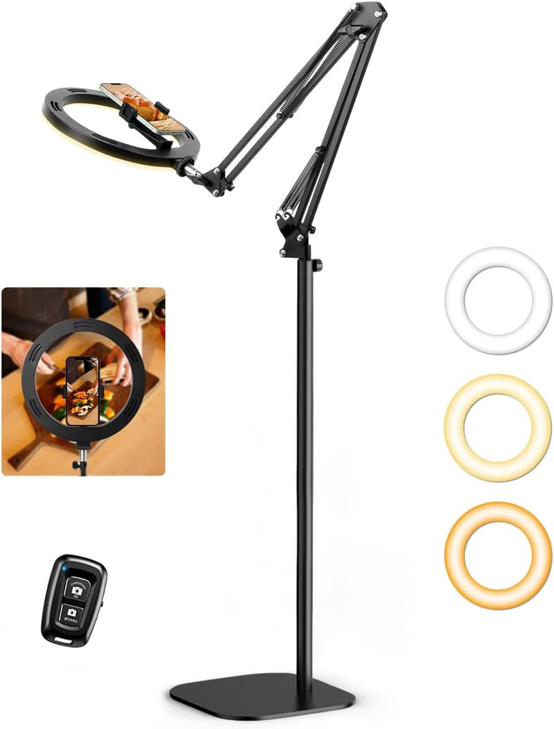 10” Ring Light with Stand for Video Recording & Streaming