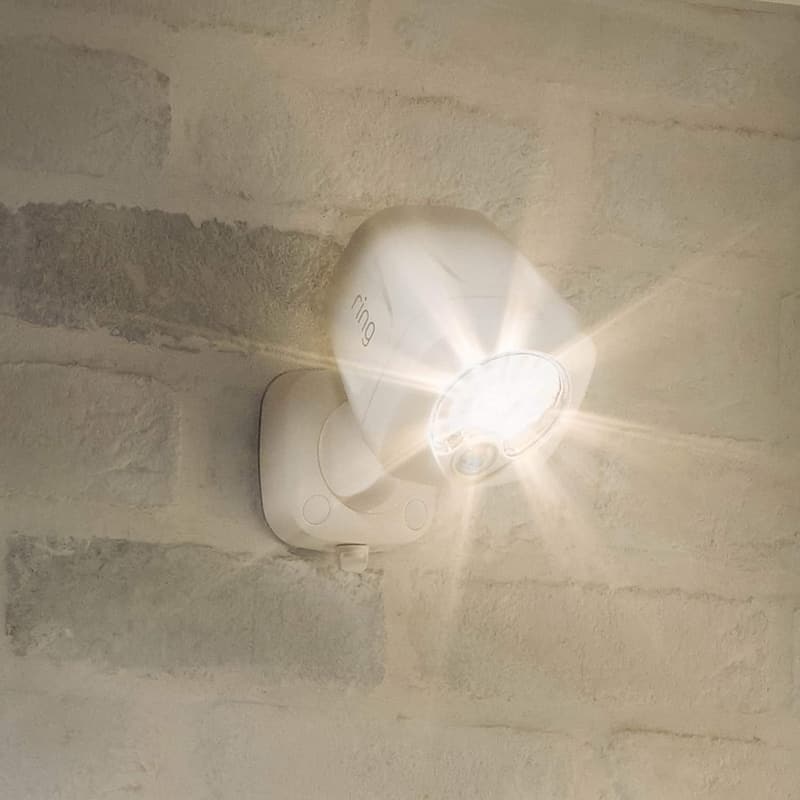 Battery-Powered Outdoor Motion-Sensor Spotlight Light