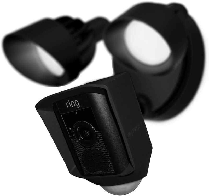 Ring Floodlight Camera Silicone Skin Cover - Black, UV & Weather Protection