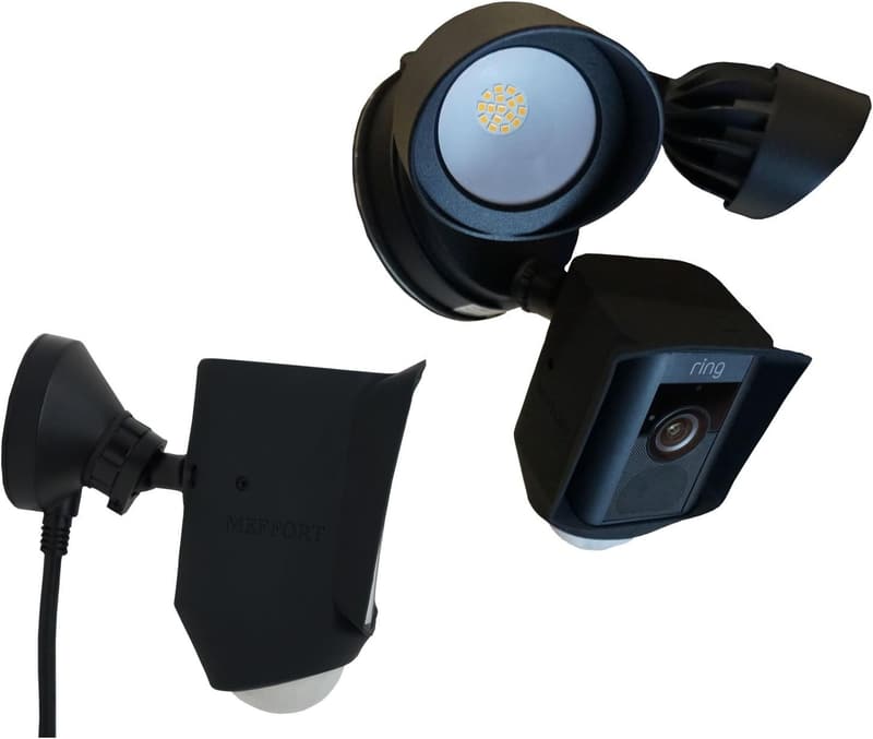Ring Floodlight Camera Silicone Skin Cover - Black, UV & Weather Protection
