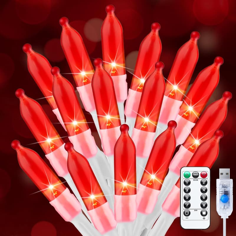 Valentine's Day 100 LED Waterproof String Lights - 39 Ft