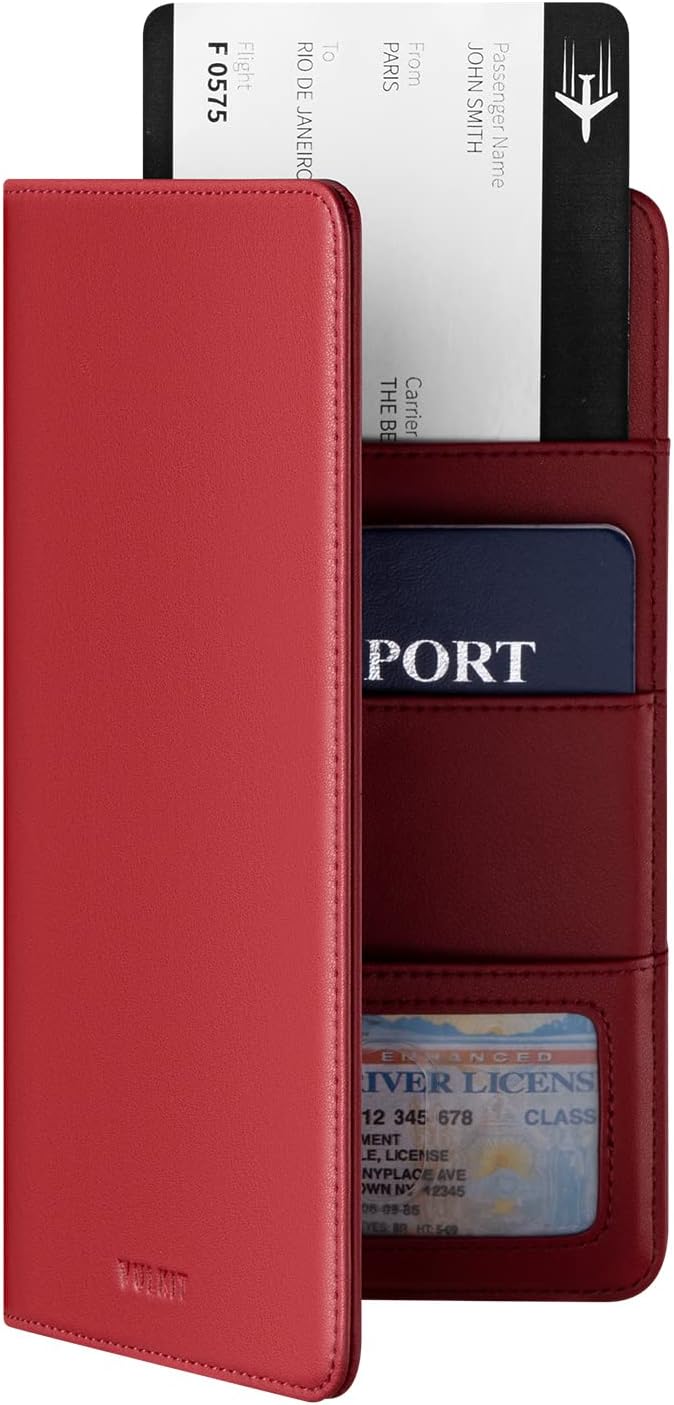 RFID Blocking Passport Holder Wallet for Travel