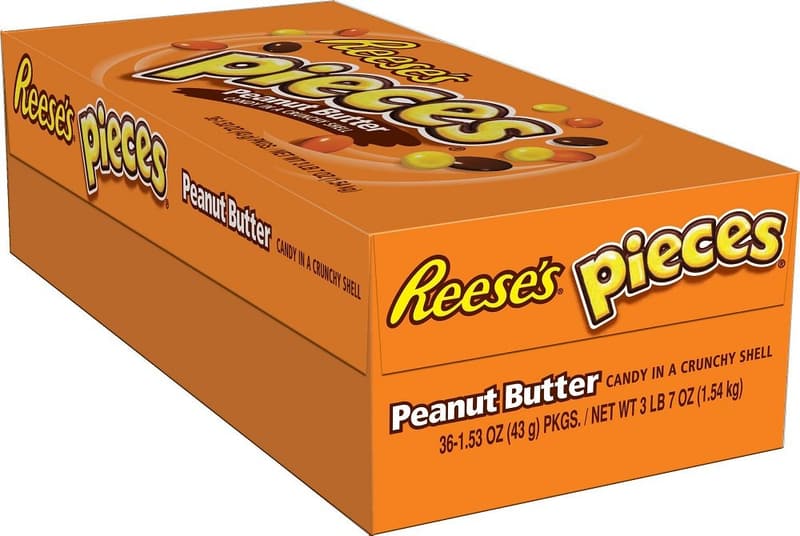 REESE'S PIECES Candy Pack - 1.53 Ounces, 36 Count