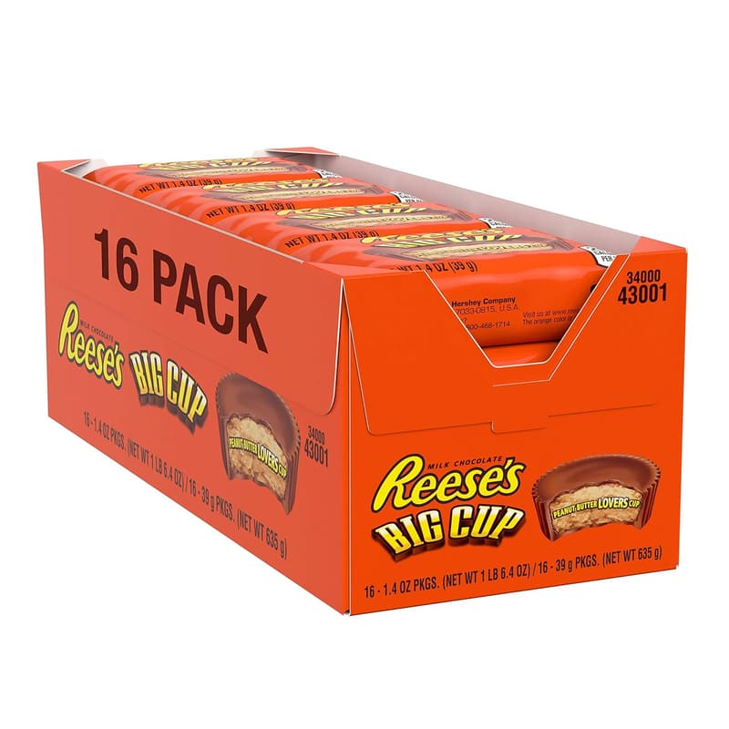 Reese's Big Cup Peanut Butter Cups - 1.4 oz Pack