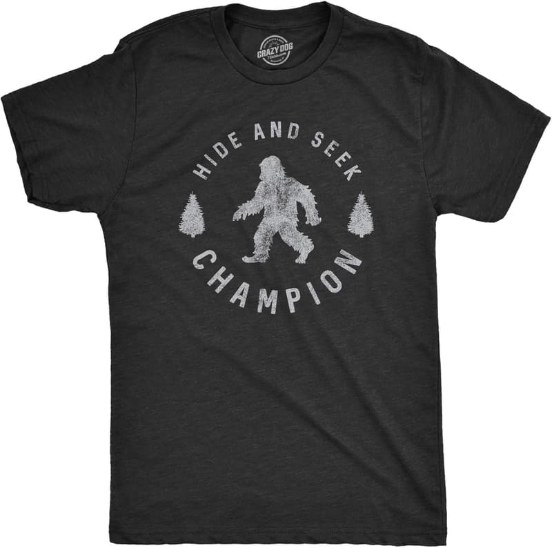 Funny Bigfoot Graphic T-Shirt for Dog Lovers