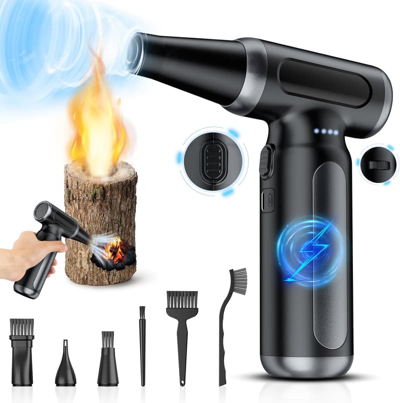Cordless Electric Air Duster - 33,000 RPM Rechargeable Blower