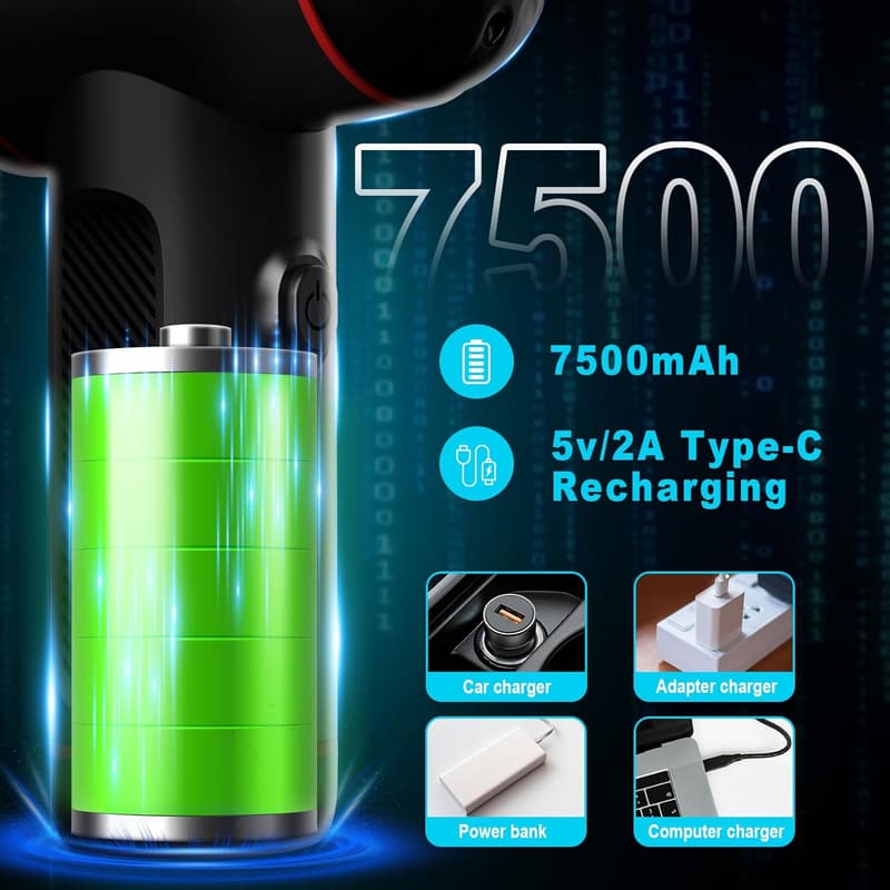 Cordless Electric Air Duster with LED Light for Device Cleaning