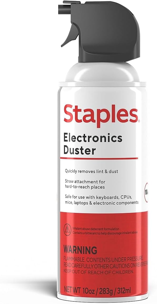 10 oz. Staples Electronics Air Duster Cleaner