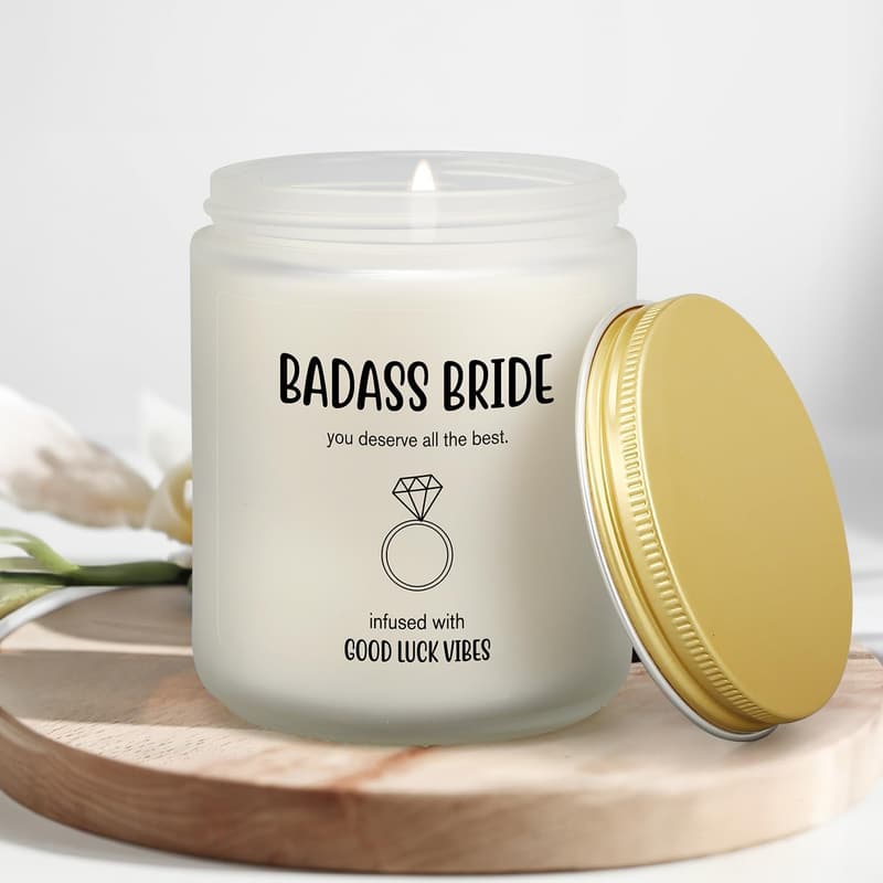 Bridal Shower Engaged Candle Gift for the Bride-to-Be