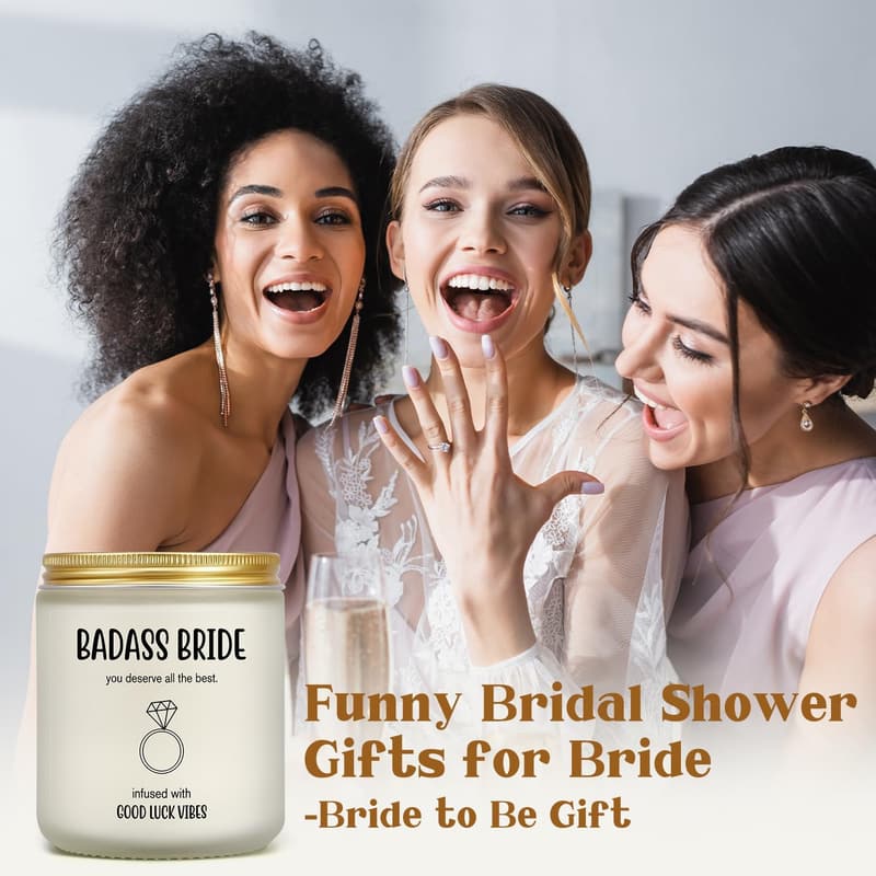 Bridal Shower Engaged Candle Gift for the Bride-to-Be