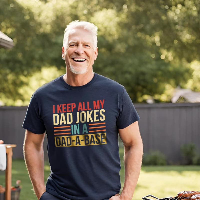 Dad Jokes T-Shirt for Men - Perfect Gift for Father's Day
