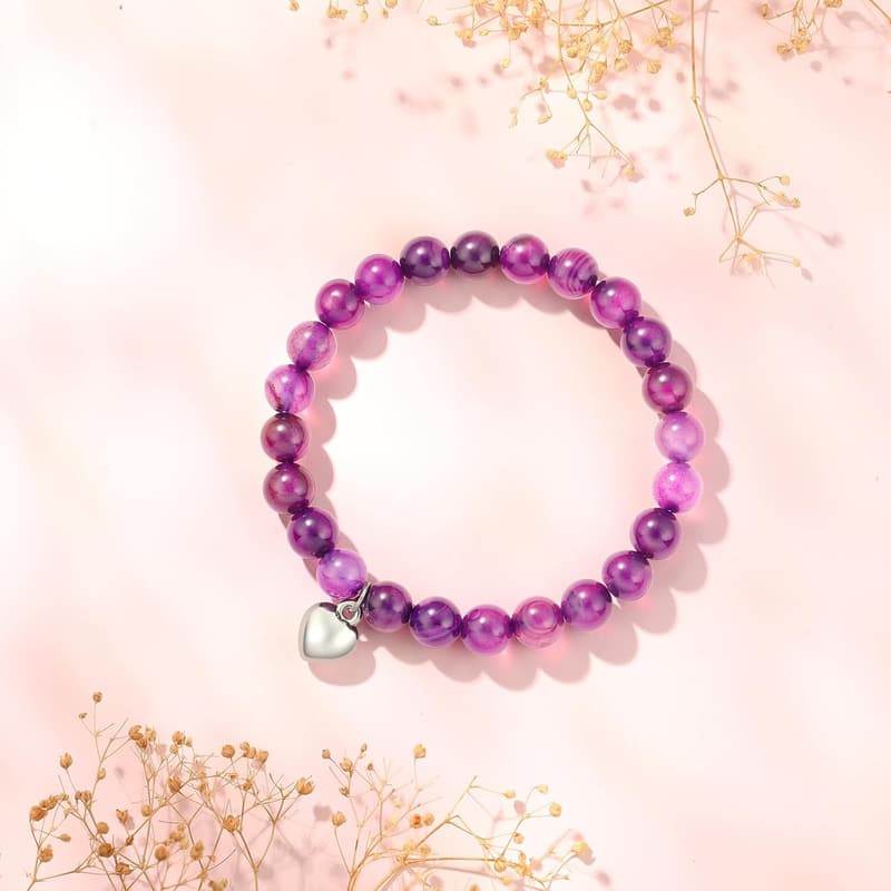 Milestone Birthday Bead Bracelet for Women with Message Card