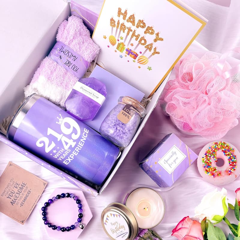 70th Birthday Gift Basket for Women