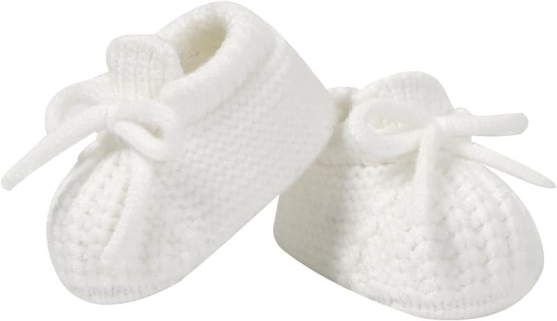 Cozy Knit Baby Booties for Newborn Boys and Girls