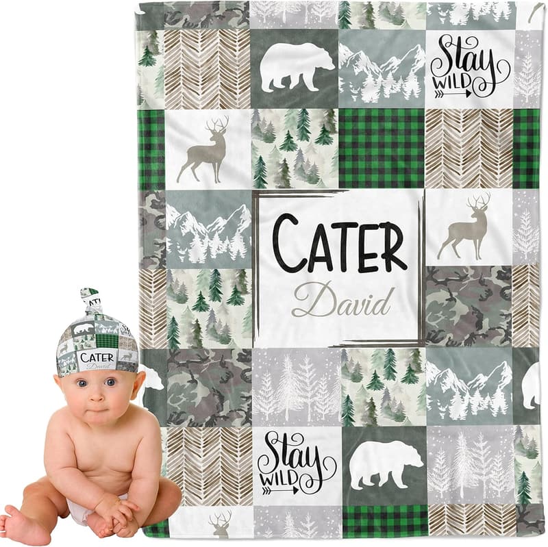 Personalized Baby Blankets - Custom Name Gifts for Kids