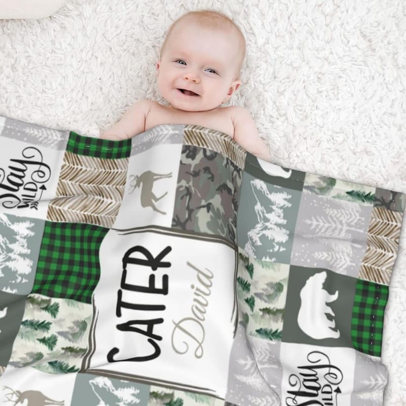 Personalized Baby Blankets - Custom Name Gifts for Kids