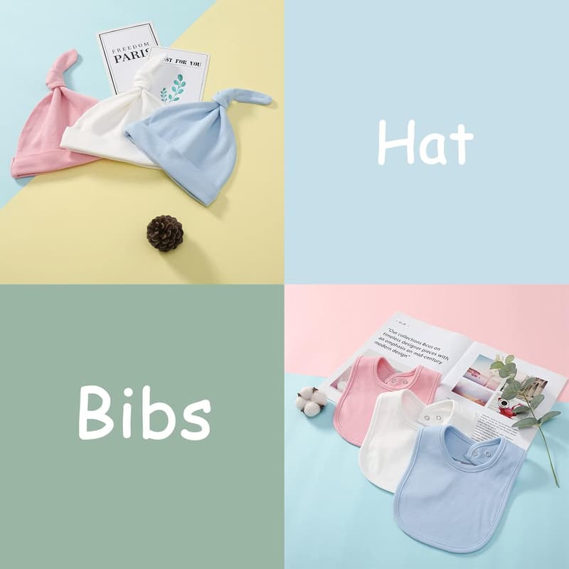 Newborn Cotton Layette Set for Baby Boys & Girls - 0-12 Months