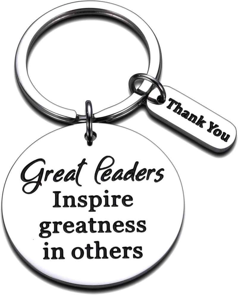 Boss Appreciation Keychain - Inspiring Birthday Gift for Leaders
