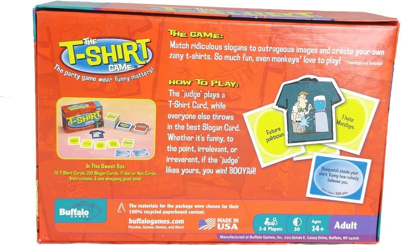 T-Shirt Trivia Game for Fun Gatherings