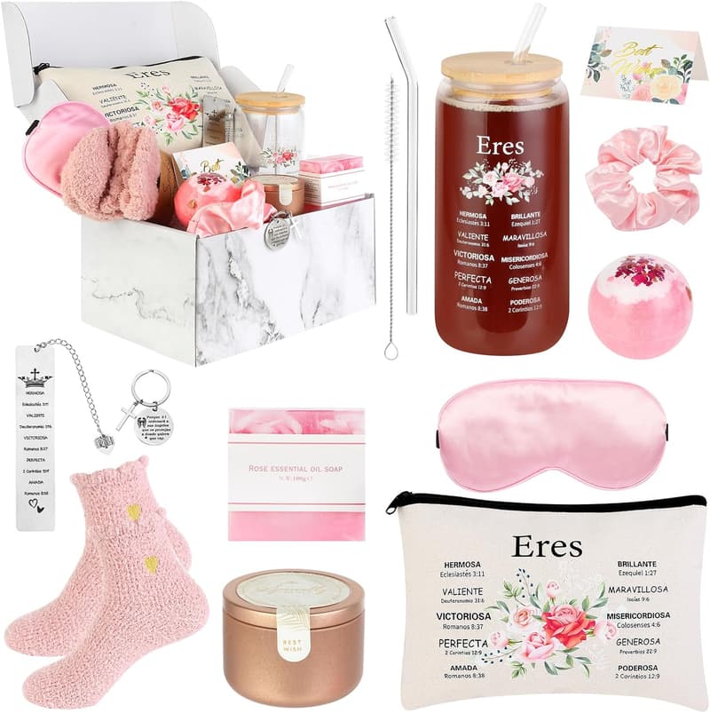 Inspirational Christian Gift Set for Women - 12-Piece Religious Box