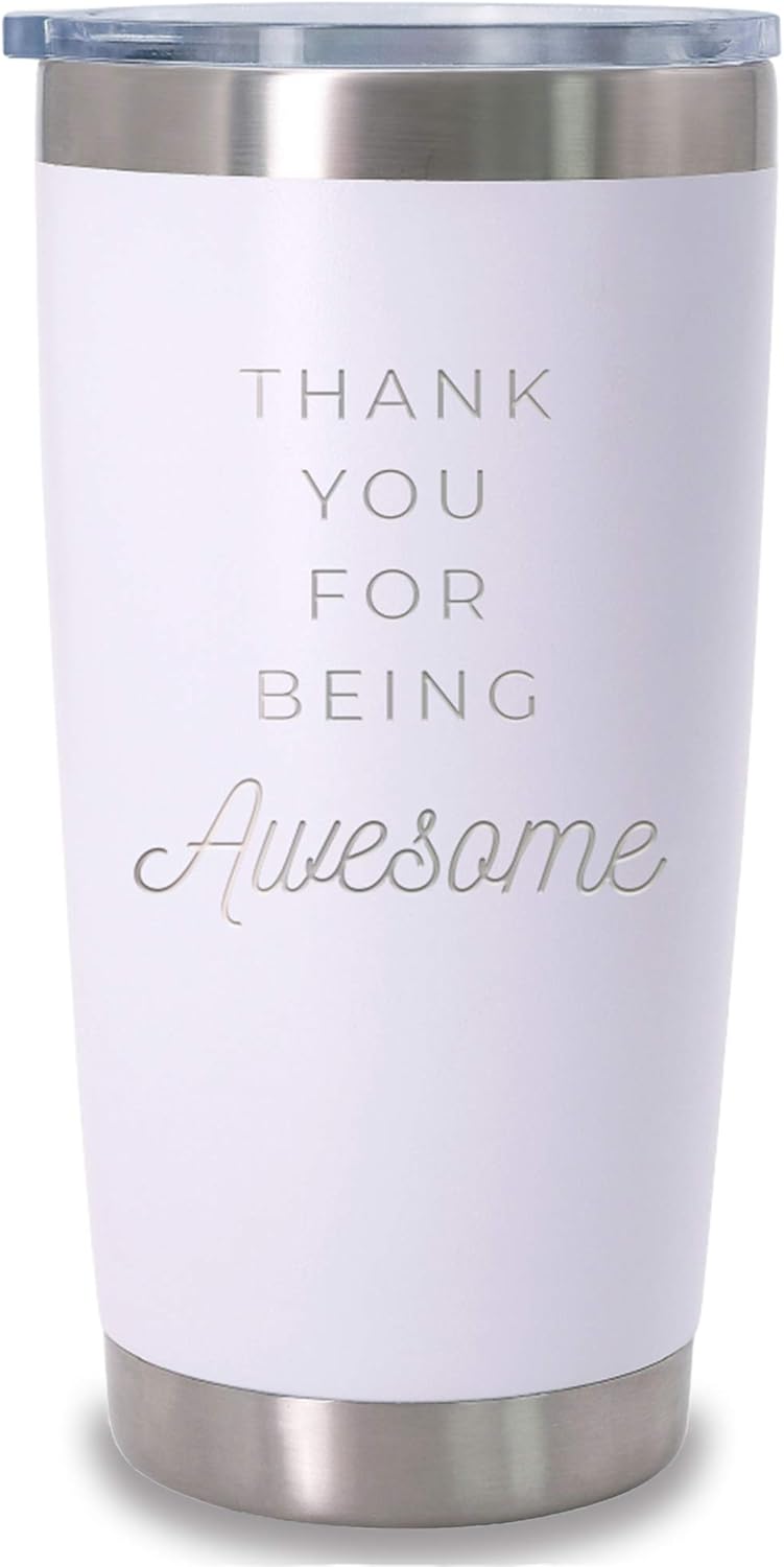 Gratitude Gift Tumbler - 20 oz Insulated Stainless Steel