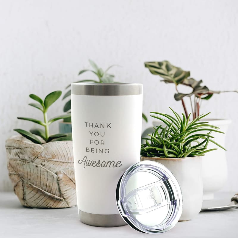 Gratitude Gift Tumbler - 20 oz Insulated Stainless Steel