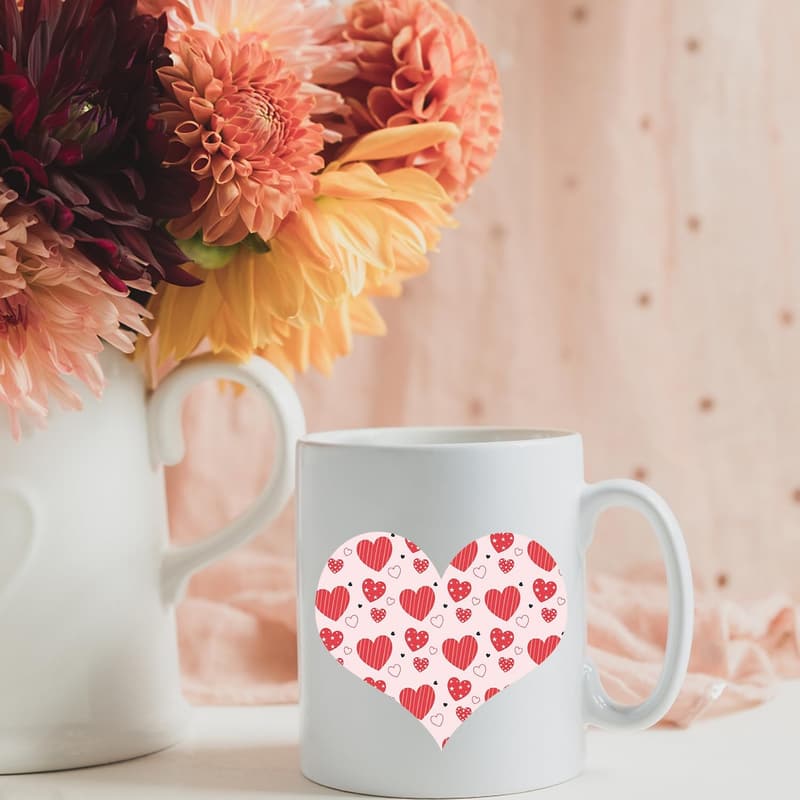 Valentine's Day Transfer Ink Sheets - 12 Pcs Sublimation Paper