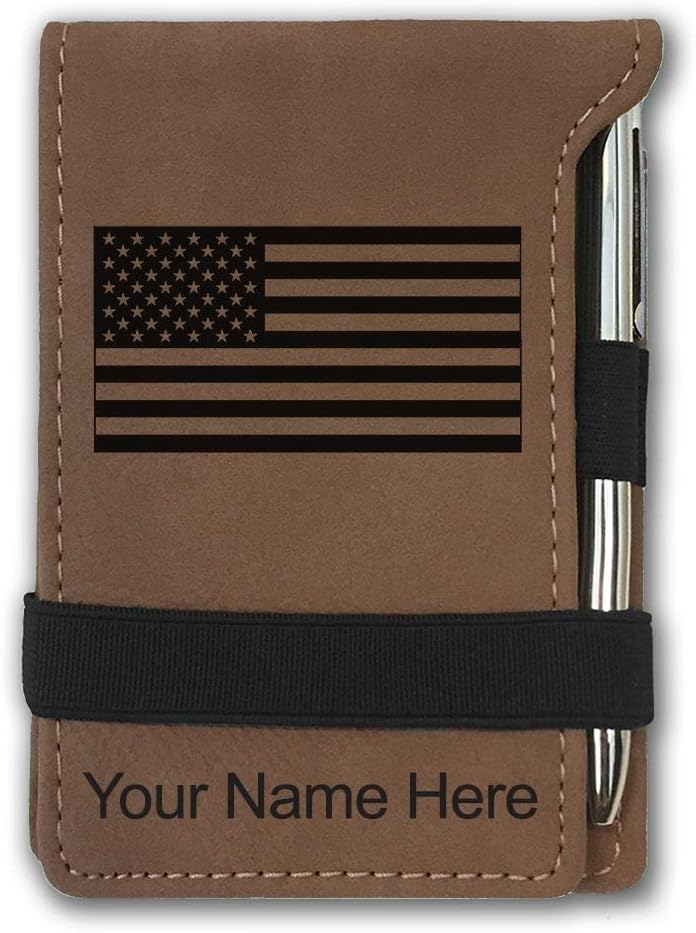 Personalized LaserGram Mini Padfolio with Notepad & Pen