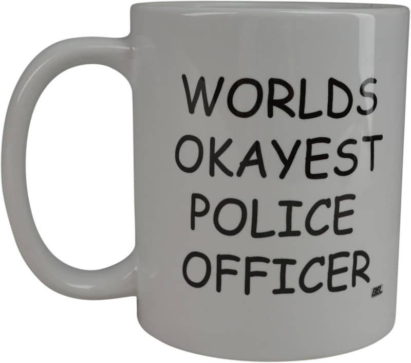 Novelty Coffee Mug for Police Officers - 