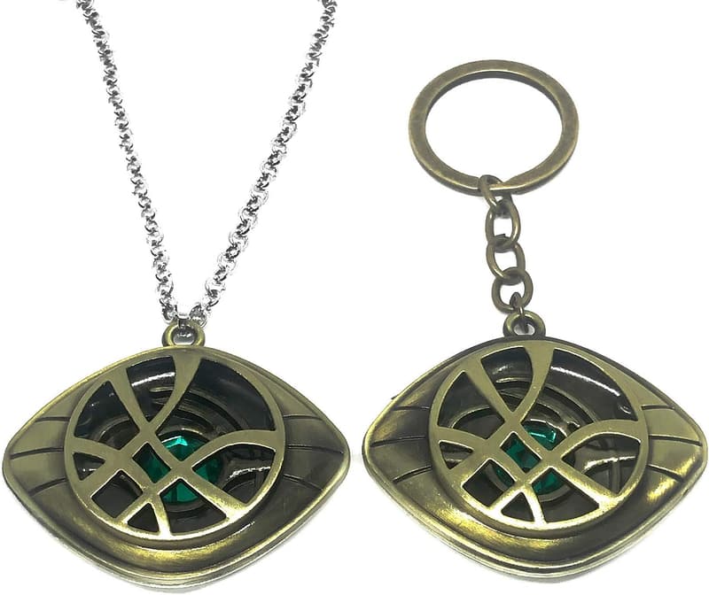 Doctor Strange Necklace and Keychain Set for Cosplay