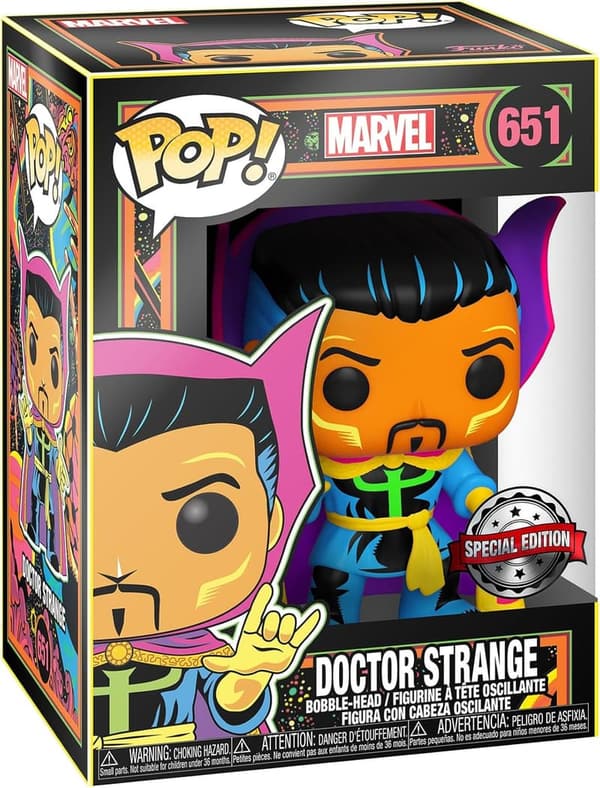 Marvel Black Light Dr. Strange Collectible Vinyl Figure