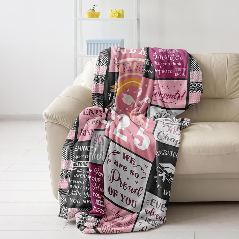 2025 Graduation Blanket for Women, 60