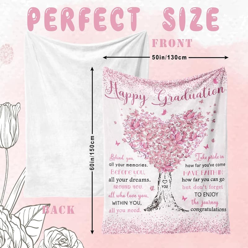 2025 Graduation Blanket for Women, 50