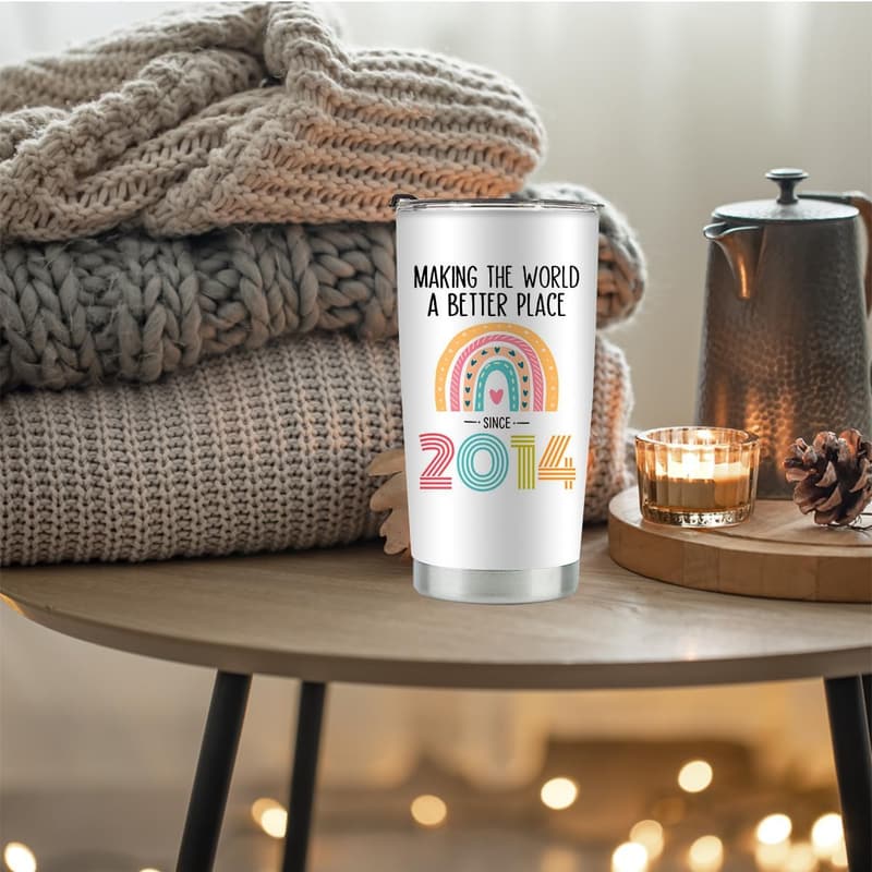 11th Birthday Gift - 20 oz Stainless Steel Insulated Tumbler
