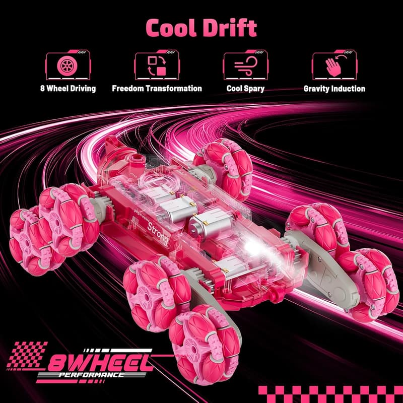 360° Remote Control Stunt Cars for Kids Ages 8-13