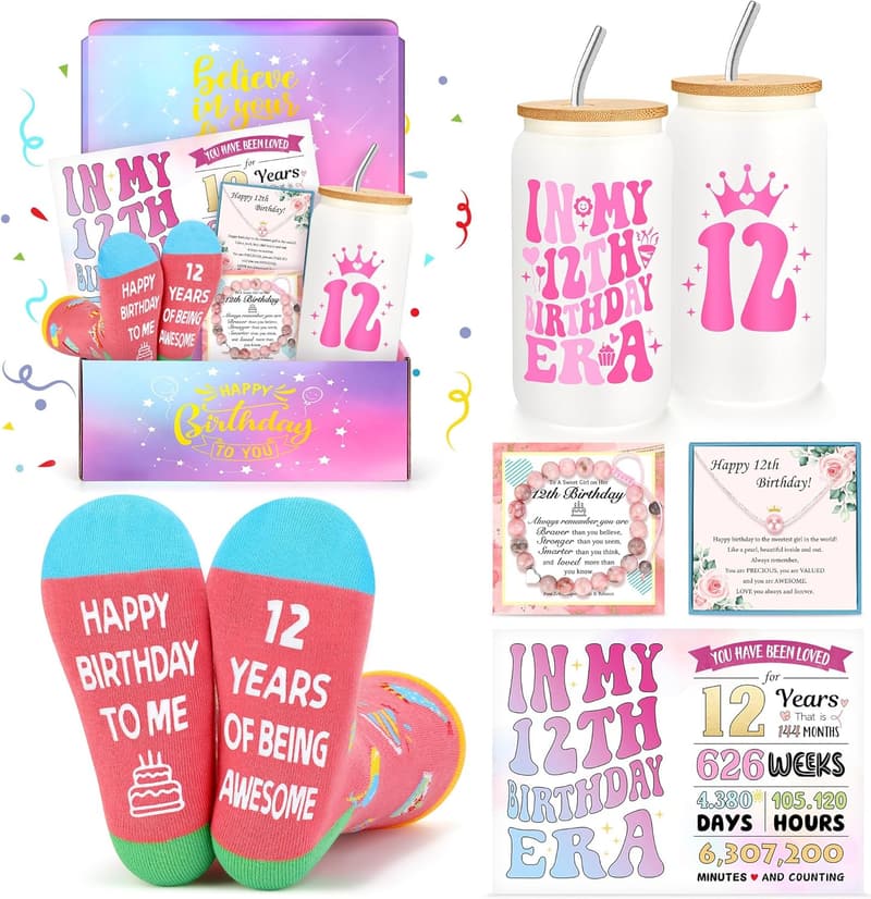 12th Birthday Gifts for Girls – Fun Presents & Decorations