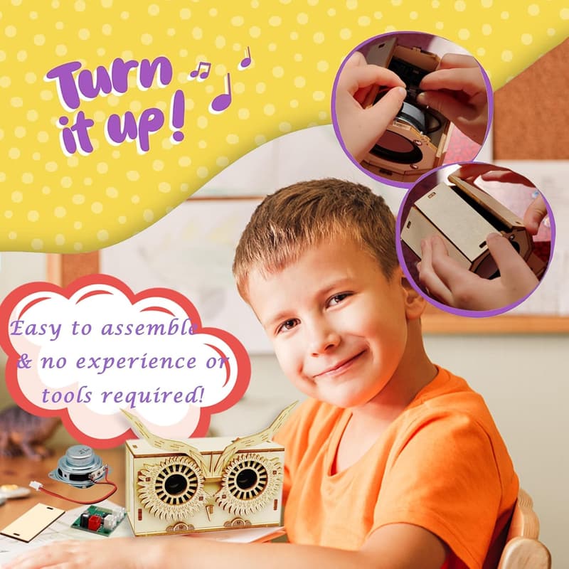 DIY Bluetooth Speaker Kit for Kids Ages 8-16 – STEM Project Gift