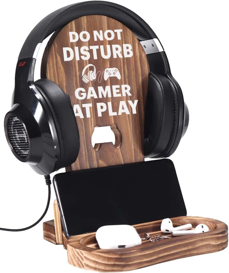 Gaming Headset Stand - Ideal Gift for Gamers, Teens, Men