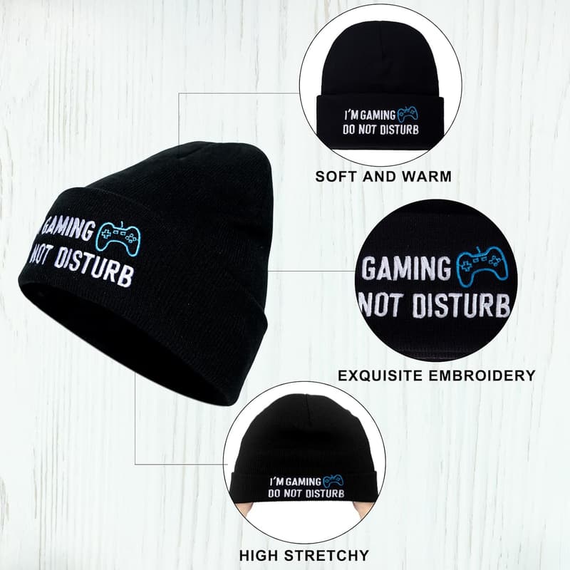 Gamer Gift Set: Socks, Beanie Hat & Cap for Teens