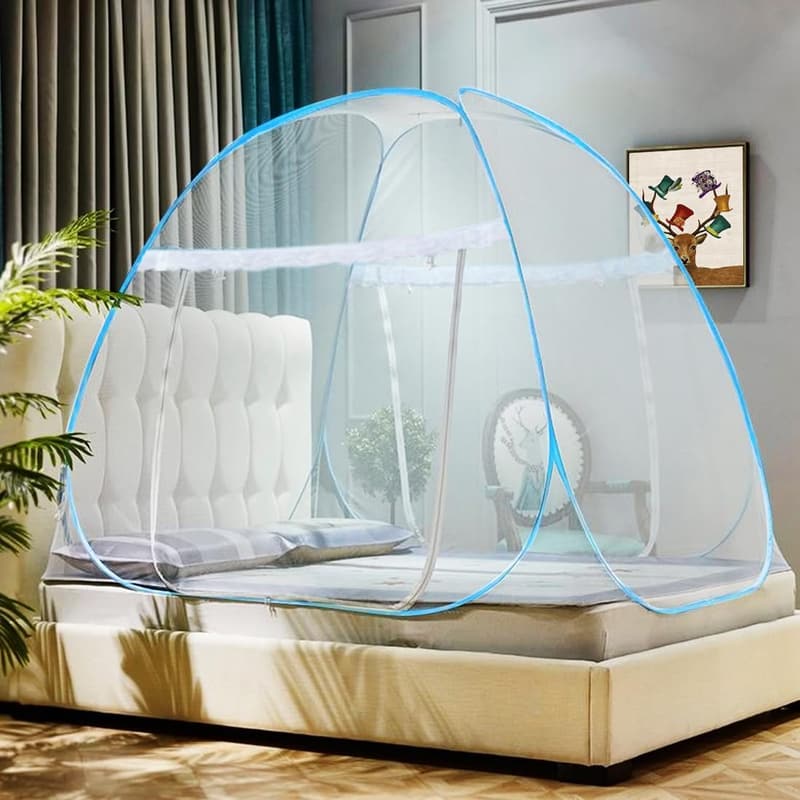 Folding Pop-Up Bed Canopy Tent for Indoor & Outdoor Use