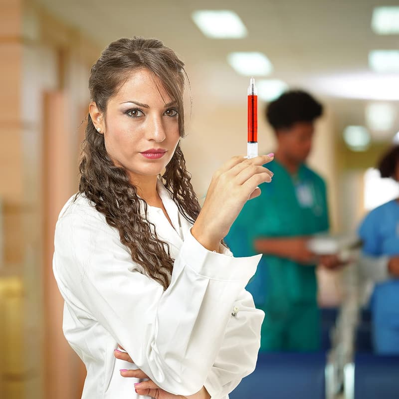 Nurse Party Favors: 36pk Retractable Syringe Pens
