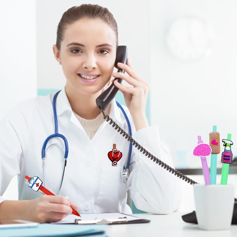 Nurse Appreciation Gift Set: 12 Cute Pens with 6 Refills