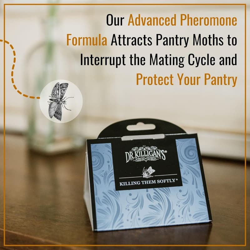 Premium Pantry Moth Traps with Pheromones (6 Count)