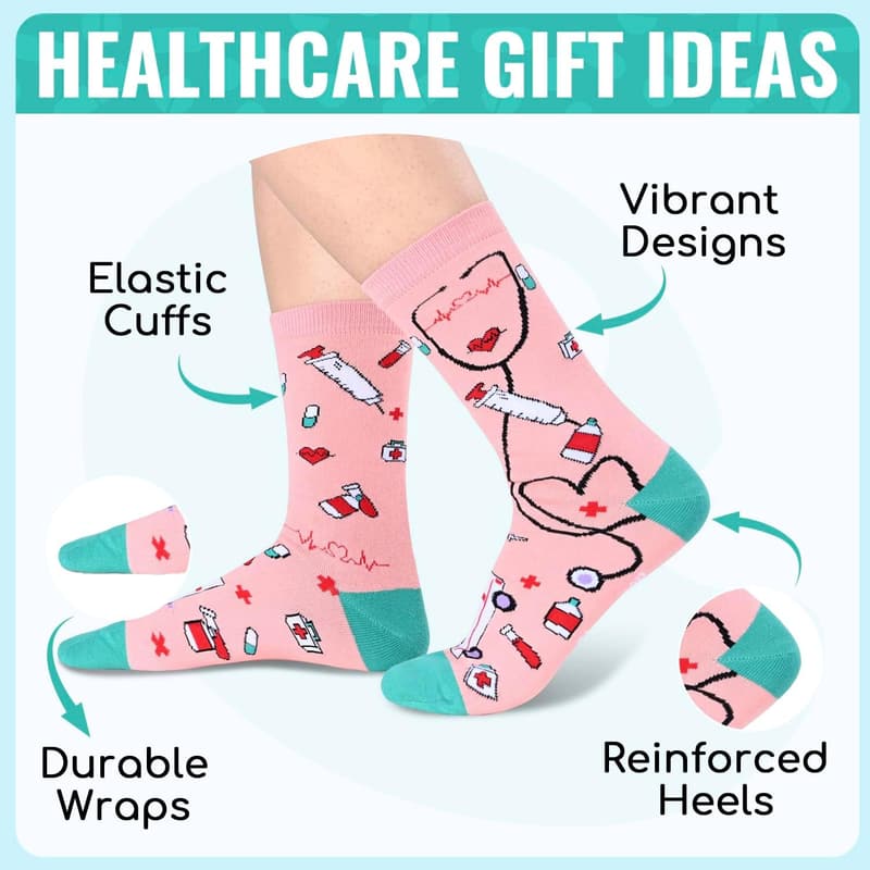Nurses Week - Dental-Themed Socks for Women