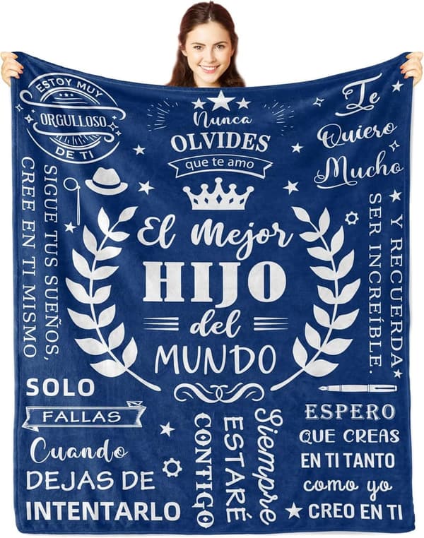Birthday Throw Blanket for Son - 60x50in Gift